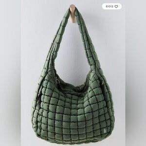FP Movement by Free People Olive Quilted Carryall Bag
